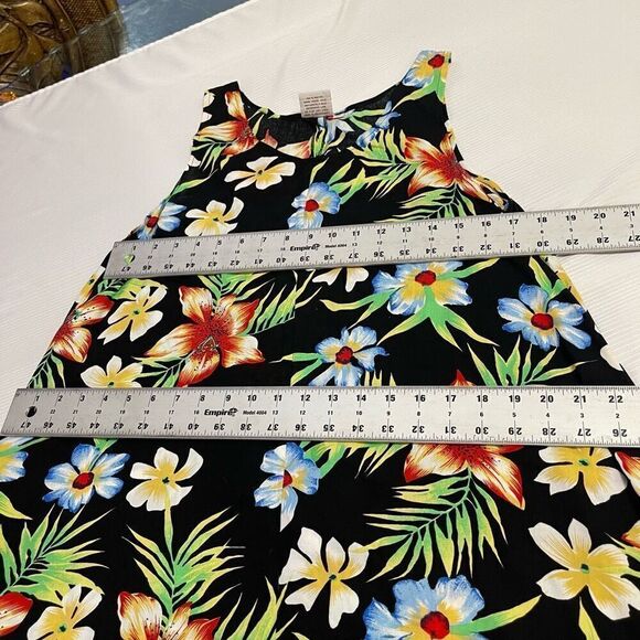 Mango Moon Floral Hawaiian Dress Size Medium - Picture 3 of 5